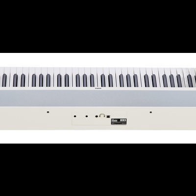 Teclado musical eletrónico KORG branco com 88 teclas