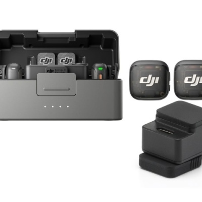 DJI Mic 3 (2TX + 1RX + Charging Case) + Camera Adapter