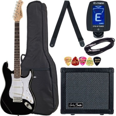 Harley Benton ST-20 BK Standard JamPack