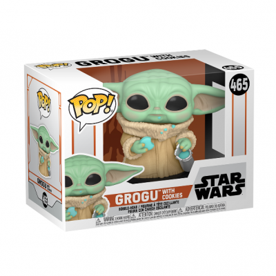 Funko POP Star Wars: The Mandalorian - Grogu with Cookie [465]
