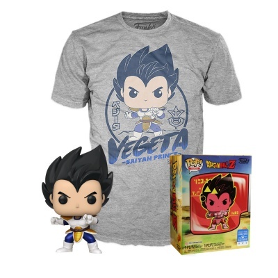 Funko POP & TEE Dragon Ball Z - Vegeta Special Edition Metallic