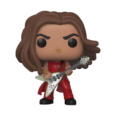 Figura Funko Pop músico com guitarra eléctrica