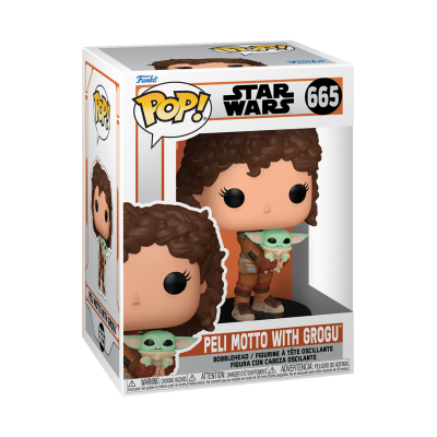 Funko POP Star Wars: The Mandalorian - Peli Motto with Grogu [665]