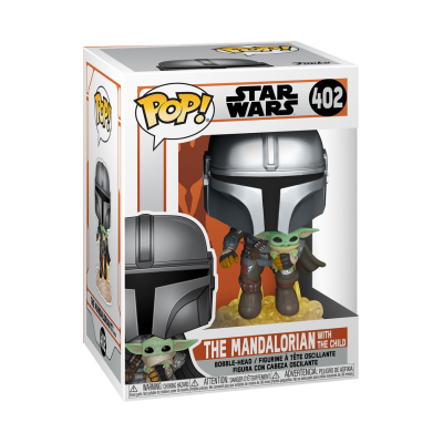 Funko POP Star Wars: The Mandalorian - Mando Flying w/Jet Pack [402]