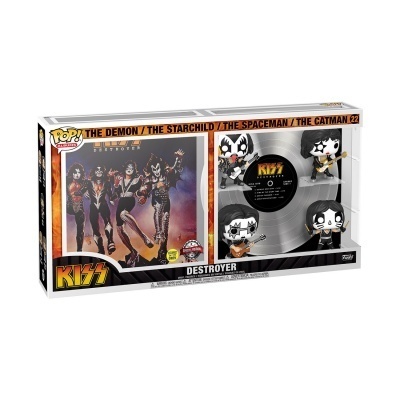 Funko POP Albums Deluxe: Kiss - Destroyer [22] GITD Special Edition CAIXA DANIFICADA