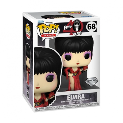 Funko POP Icons: Elvira 40th - Elvira [68] Diamond Collection