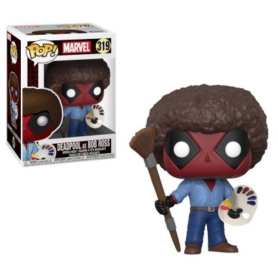 Funko POP Marvel - Deadpool as Bob Ross [319]