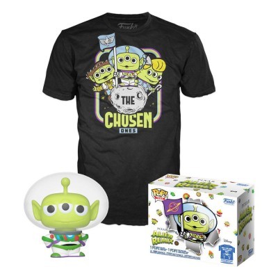 Funko POP & TEE Toy Story - Alien As Buzz (Sticker Special Edition)