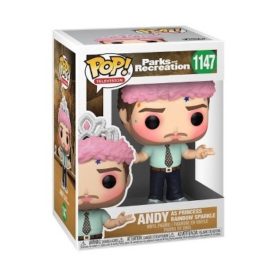 Funko POP Parks And Recreation - Andy as Princess Rainbow Sparkle [1147]