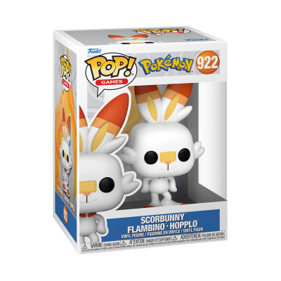 Funko Pokemon - Scorbunny [922] CAIXA DANIFICADA