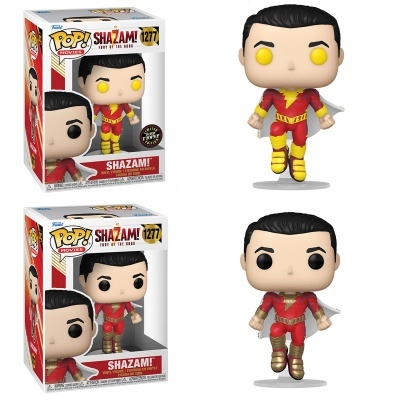 Funko POP Bundle DC Comics - Shazam! (Comum + Chase)