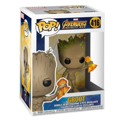 Funko POP Marvel: Avengers Infinity War - Groot w/ Stormbreaker [416]