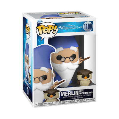 Funko POP Disney: The Sword in the Stone - Merlin w/Archimedes [1100]