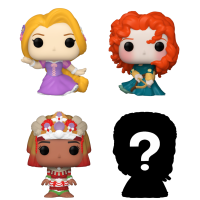Funko Bitty POP Disney - Rapunzel Pk4