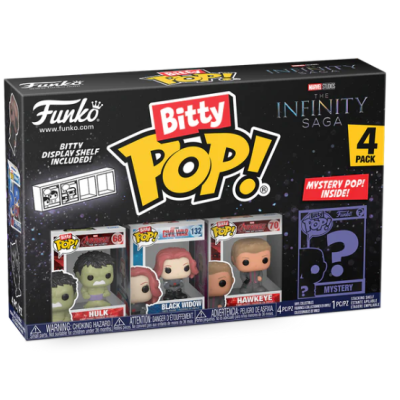 Funko Bitty POP Marvel - Hulk Pk4