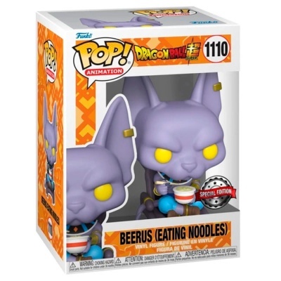 Funko POP Dragon Ball - Beerus (eating noodles) [1110] Special Edition
