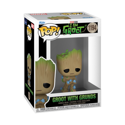 Funko POP Marvel:I am Groot - Groot w/ Grunds [1194]