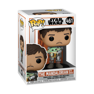 Funko POP Star Wars: The Mandalorian - Mando Holding Child [461]