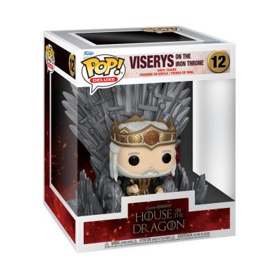 Funko POP Deluxe House of Dragon - Viserys on Throne [12]
