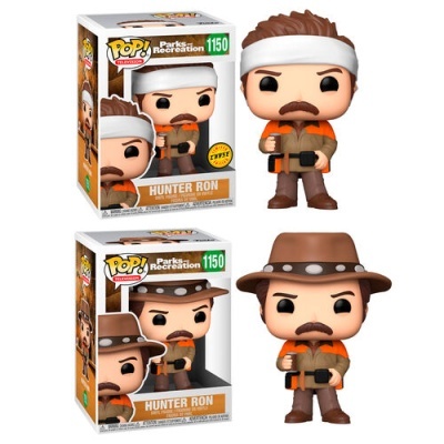 Bundle Chase Funko POP Parks And Recreation - Hunter Ron (Comum + Chase)