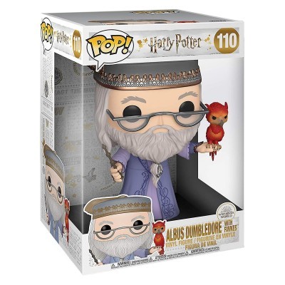 Funko POP Harry Potter - Dumbledore w/ Fawkes 10' [110]