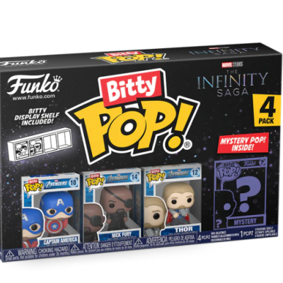 Funko Bitty POP Marvel - Captain America Pk4