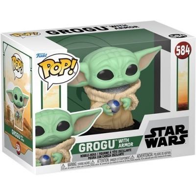 Funko POP Star Wars: The Book of Boba Fett - Grogu with Armor [584]