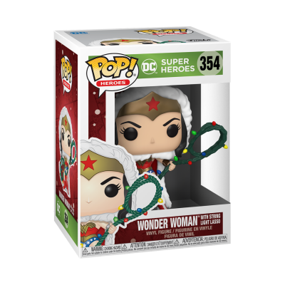 Funko POP Heroes: DC Holiday - Wonder Woman w/ Lights Lasso [354]