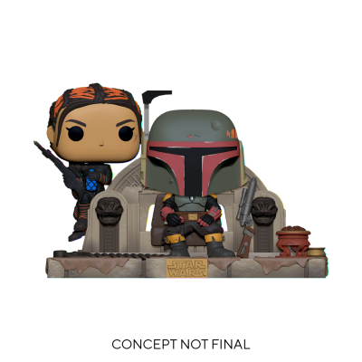 Funko POP Moment Star Wars: Mandalorian - Boba Fett & Fennec Shand [486]