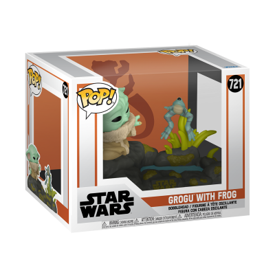 Funko POP Deluxe Star Wars: The Mandalorian - Grogu with Frog [721]