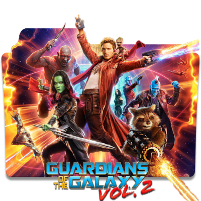 Poster do filme Guardians of the Galaxy Vol. 2 com personagens em pose de ação