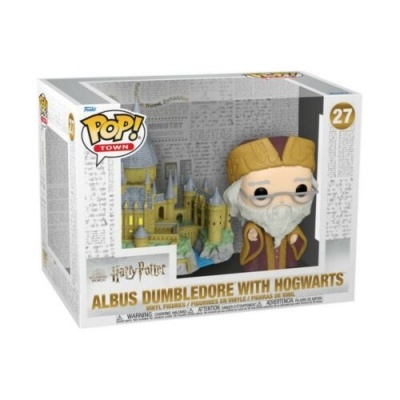 Funko POP Town Harry Potter - Dumbledore w/Hogwarts [27]
