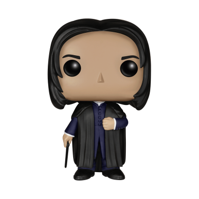Figura Funko Pop personagem com capa preta e varinha