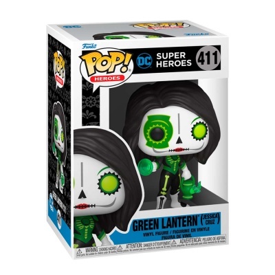Funko POP Heroes: Dia De Los DC - Green Lantern (Jessica Cruz) [411]