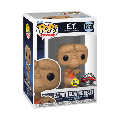 Funko POP ET 40th- E.T. w/ Glowing Heart [1258] Special Edition
