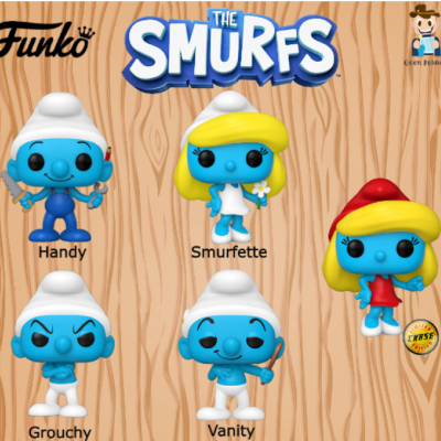 Funko POP Bundle The Smurfs [ 4 Comuns + 1 Chase]