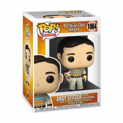 Funko POP The 40-Year-Old Virgin - Andy holding Oscar [1064]