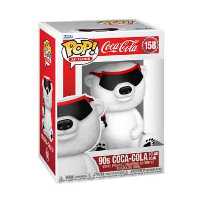 Funko POP Icons - Coca Cola Polar Bear (90's) [158] CAIXA DANIFICADA