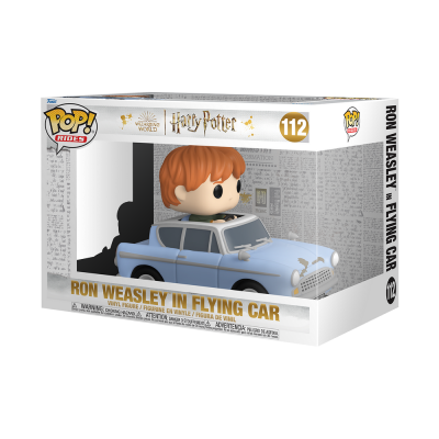 Funko POP Ride Super Deluxe Harry Potter - Ron Weasley in Flying Car [112]