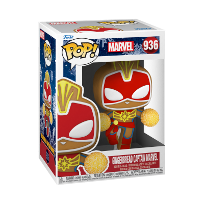 Funko POP Marvel: Holiday - Captain Marvel [936]