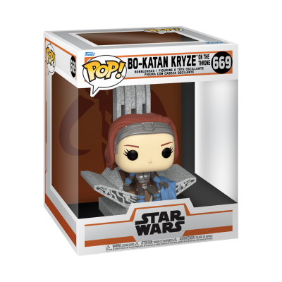Funko POP Deluxe Star Wars: The Mandalorian - Bo Katan with Throne [669]