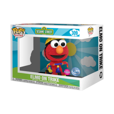 Funko POP Ride Sesame Street:  Elmo On Trike [309] Flocked Special Edition