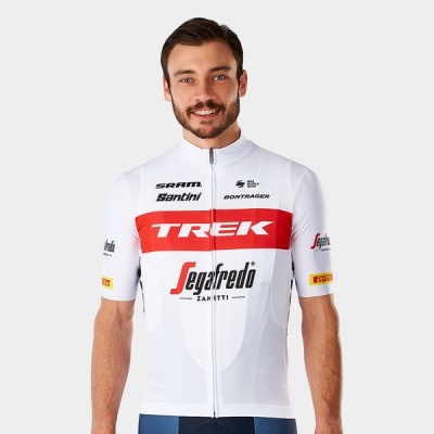 Jersey Santini Trek-Segafredo Team Branca / Vermelho M