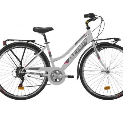 Bicicleta Boston 28 6v Cinza Claro S