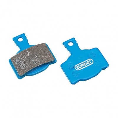 pastilhas de travão azuis com superfície cinzenta e logotipo ELVEDES