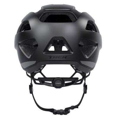 Capacete de ciclismo preto fosco com aberturas e alça ajustável