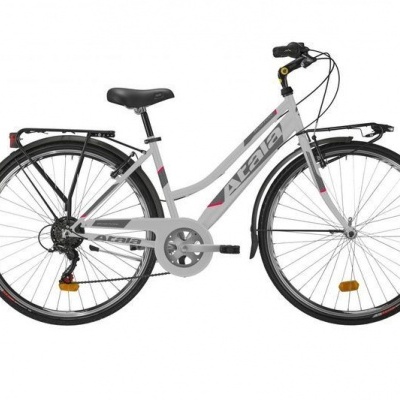 Bicicleta Boston 28 6v Cinza Claro S