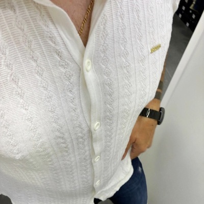 Camisa tricô ,branco