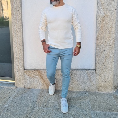 Camisola tricô branca