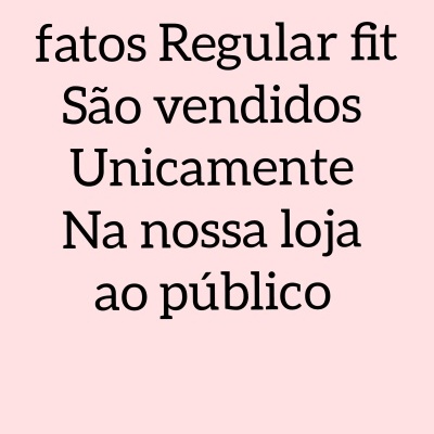 Fato regular fit ,cor rosa seco  rf 28